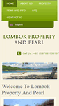 Mobile Screenshot of lombokpropertyandpearl.com